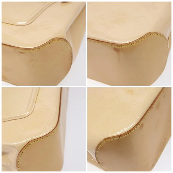 LOUIS VUITTON Vernis Biscayne Bay GM Bag Marshmallow Pink LV Auth - Picture 15 of 16